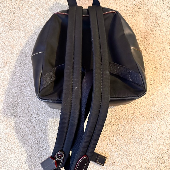 coach black mini backpack Women's Turnlock One Size : Clothing, Shoes & Jewelry Refined pebble leather Inside zip cell phone and multifunction pockets Laptop compartment with zip closure Zip closure recycled polyester lining Top handle with 2 drop Outside zip pockets Adjustable shoulder straps Fits a 12” (zip compartment) or 13” (main compartment) laptop 10 3/4 (L) x 14 (H) x 5 1/4 (W) Style No. COACH Outlet Taylor Small Backpack